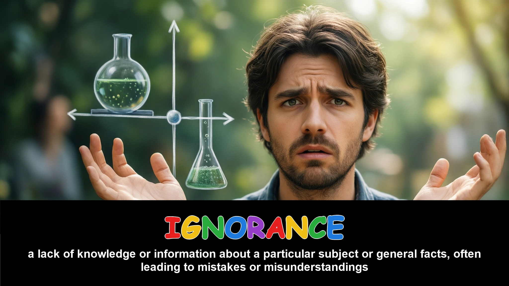 English Illustration for ignorance